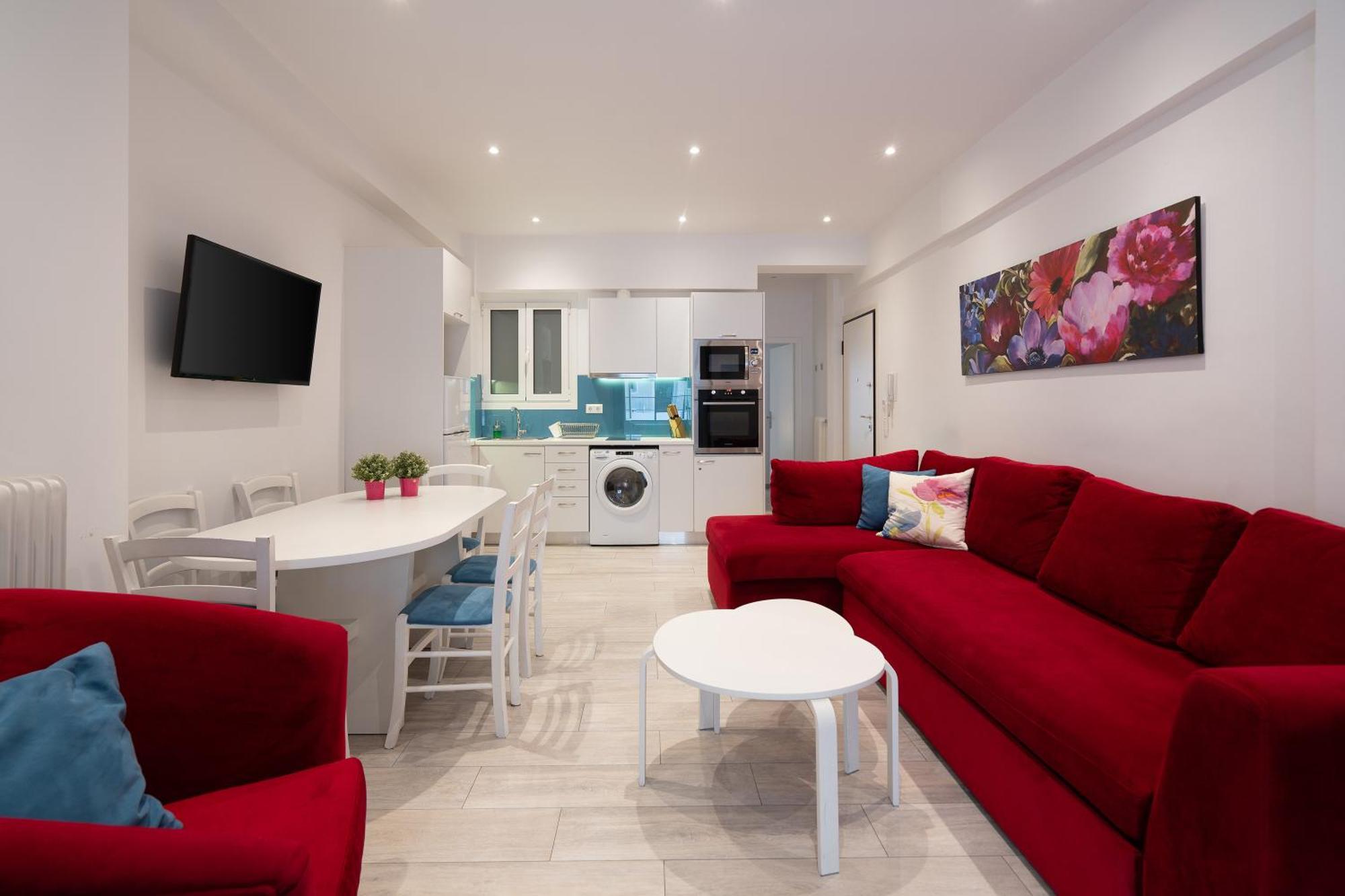 Vibrant & Cozy Apt In أثينا المظهر الخارجي الصورة